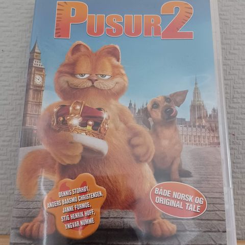 Pusur 2 - Animasjon / Komedie / Familie / Eventyr (DVD) –  3 filmer for 2