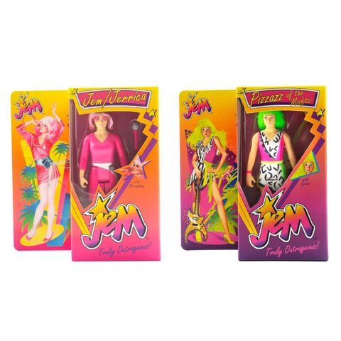 Jem & The Holograms Super7 figurer