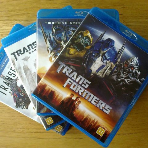 Transformers 1-4 på Blu-ray