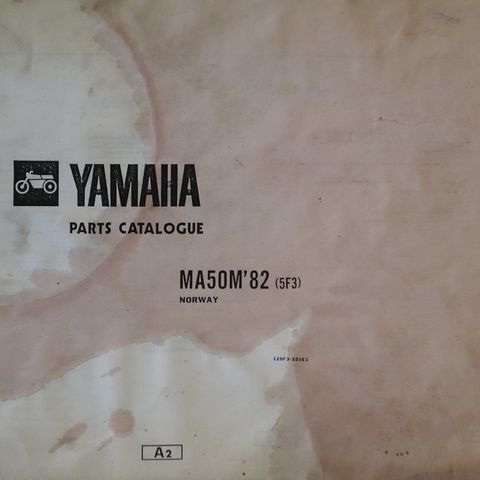 Yamaha MA 50 M 1982 mod delekatalog