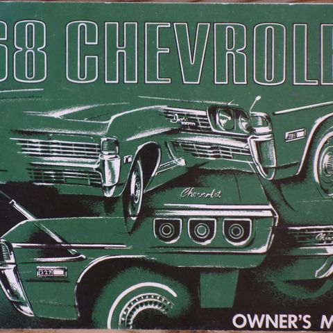 Chevrolet 1968 Owners manual
