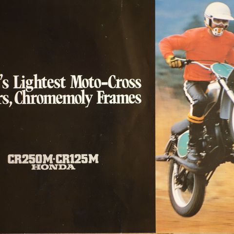 Honda CR250-CR125M 1974 brosjyre