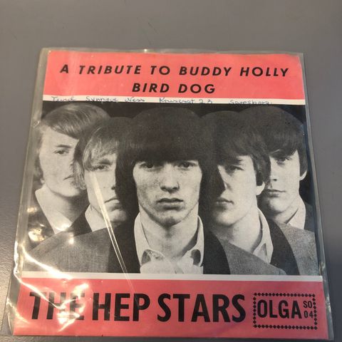 The Hep Stars - A Tribute To Buddy Holly / Bird Dog