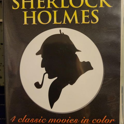 Sherlock Holmes- 4 classic movies in colour