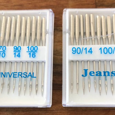 Symaskin nåler 10stk Jeans og 10stk Universal