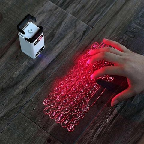 Smart, kompakt laserprojeksjon keyboard med BT selges