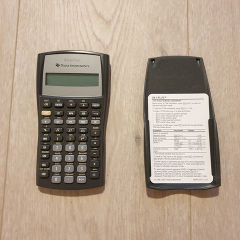 Texas Instruments BA II PLUS kalkulator