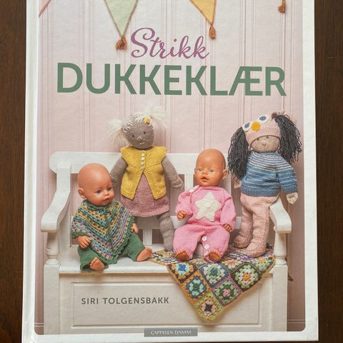 Strikk dukkeklær, strikkebok