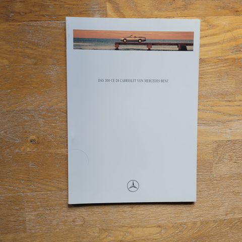 Brosjyre Mercedes 300 CE-24 Cabriolet (A124)