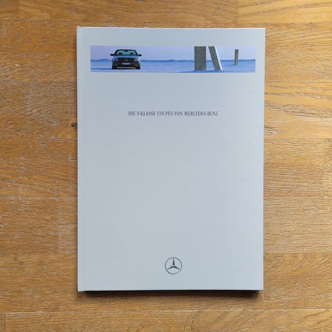 Brosjyre Mercedes S-Klasse Coupe (C140) 1995