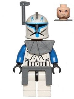 Som ny Lego Star Wars minifigur Clone Trooper Captain Rex
