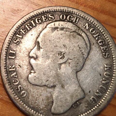 1 krona fra 1884