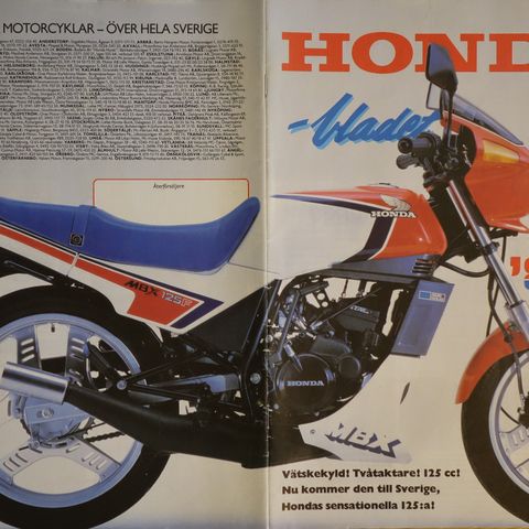 Honda  1984 norsk brosjyre