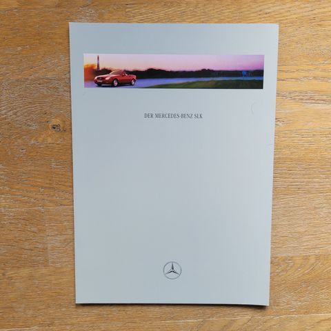 Brosjyre Mercedes SLK 1998 (utgave 05/1997)