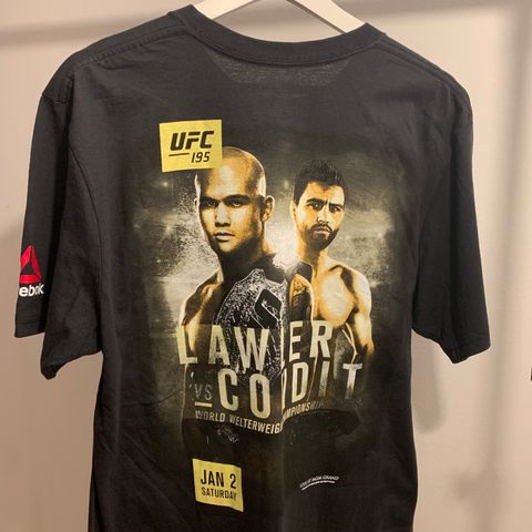 NY UFC Reebok t skjorte Lawler vs. Condit 2016