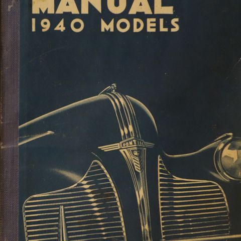 Pontiac 1940 Shop manual original