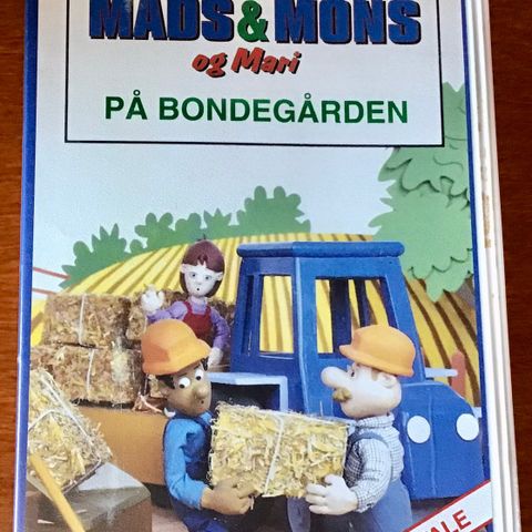 Mads & Mons og Mari på Bondegården VHS