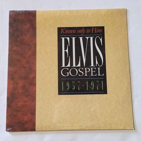 ELVIS PRESLEY / ELVIS GOSPEL 1957 - 1971 KNOWN ONLY TO HIM - VINYL LP