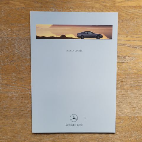 Brosjyre Mercedes CLK 2000 (utgave 12/1999)
