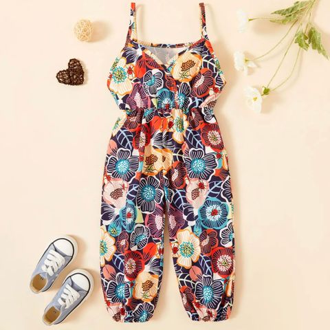 Jumpsuit i polyester str 5-6år NY