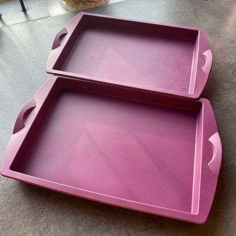 Tupperware silikonformer og stekeunderlag