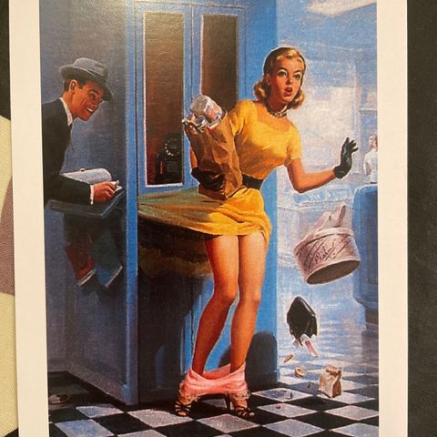 Art Frahm - The Art of the Pin-Up Girl (Series 3) postkort