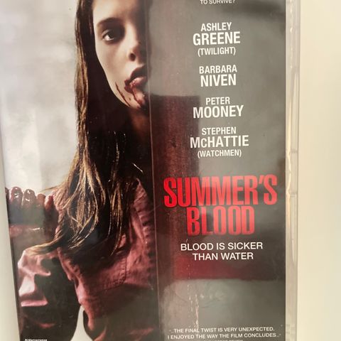 Summer’s blood DVD skrekkfilm