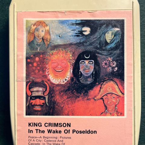 8-Spors kassetter: KING CRIMSON - TEN YEARS AFTER - THE SWEET -