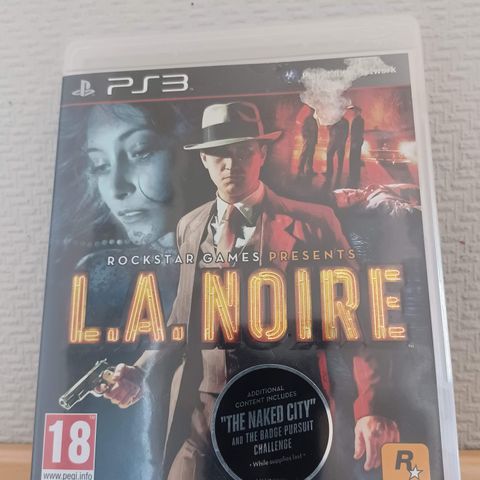 L.A. Noire PAL - PS3 Playstation 3 spill