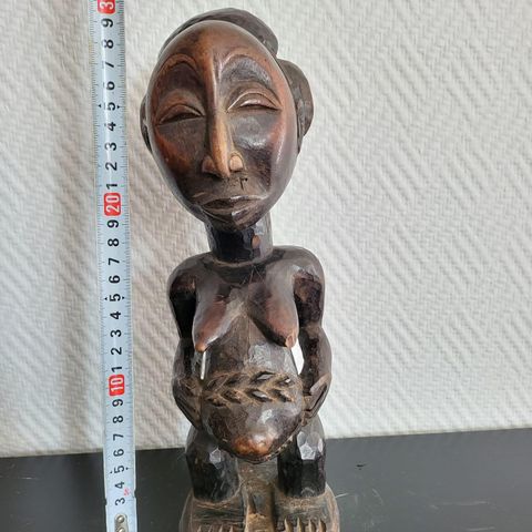 Afrikansk Kunst Skulptur / Tribal Art til Samling Figure