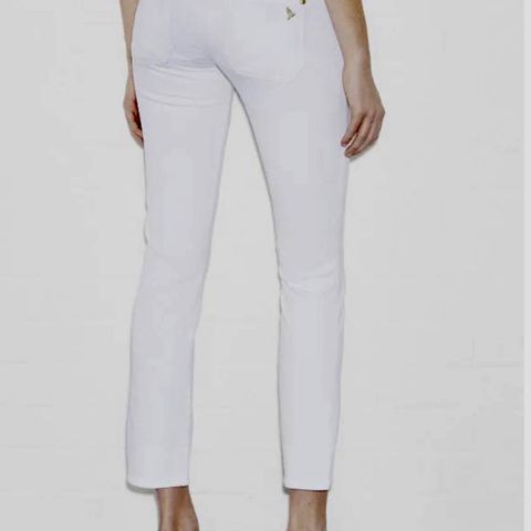 Hvit bukse M.i.h Jeans størrelse 30 - White Paris Jeans Made in haven