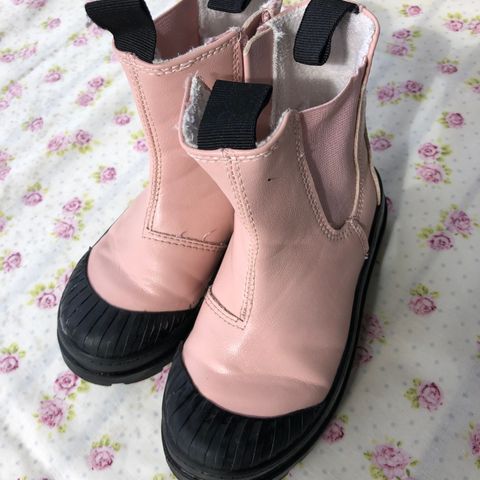 Chelseaboots Rosa fra H&M Str. 26