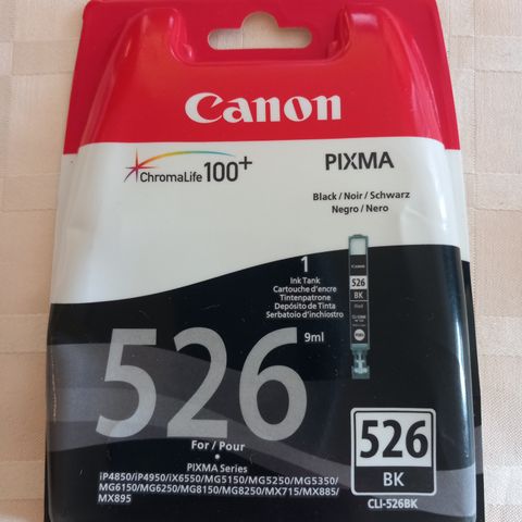 Canon Pixma 526 sort