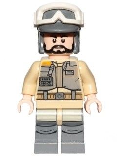 Som ny Lego Star Wars minifigur Rogue One Rebel Trooper Private Kappehl