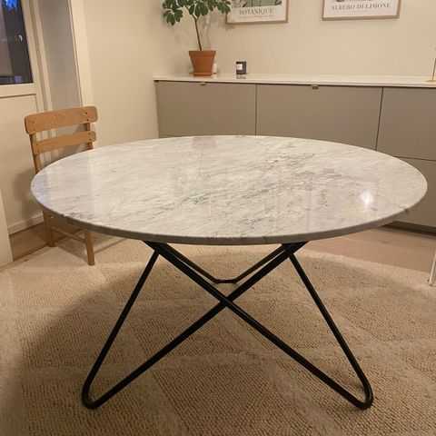 OX Denmarq Big O Table marmor spisebord, 120 cm