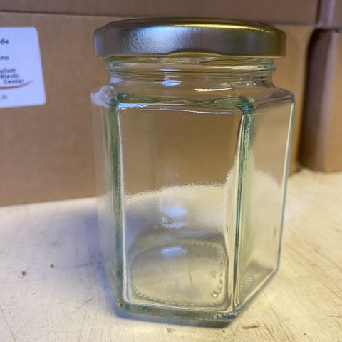 Glass 6-kantede 250g