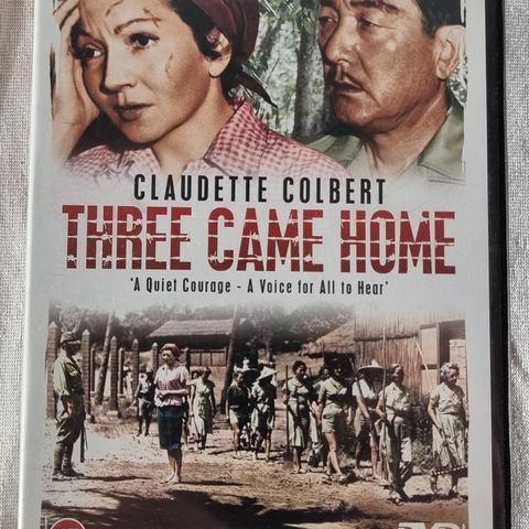 Three Came Home DVD norsk tekst ripefri