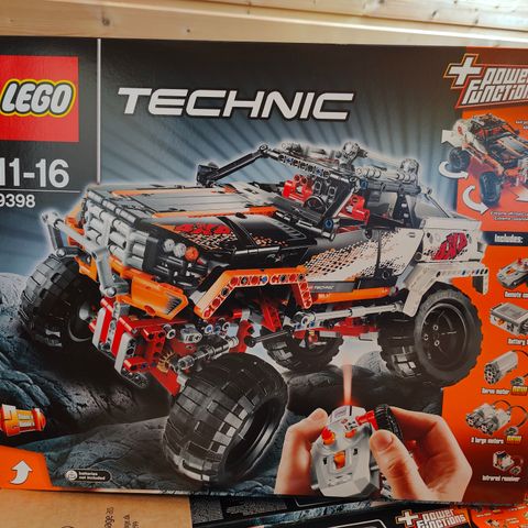 Lego 9398 crawler uåpnet