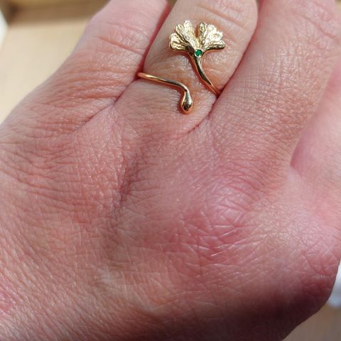 100% AUTENTISK GEMMYO (fransk fine jewelry merke) ring
