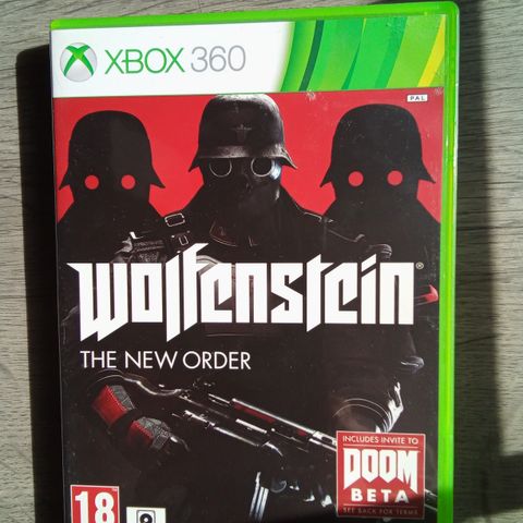 Xbox 360 Wolfenstein, the new order spill tilsalgs