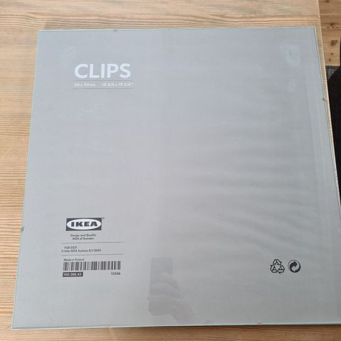 Stor IKEA klips ramme 50 × 50 cm