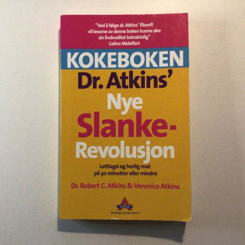 Bok - Dr. Atkins Nye Slankerevolusjon av Dr. Robert C. Atkins(Heftet)