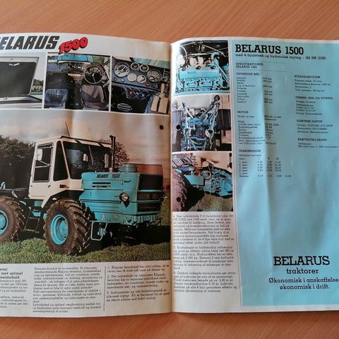 Belarus traktor brosjyre.