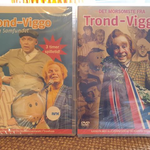 Nye i plast Trond Viggo Dvd'er selges samlet kr 150,-