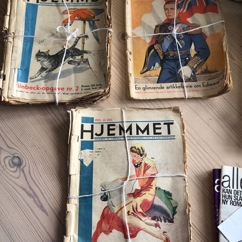 Hjemmet gamle ukeblad, 1930, 1931, 1932, 1933, 1934, 1937