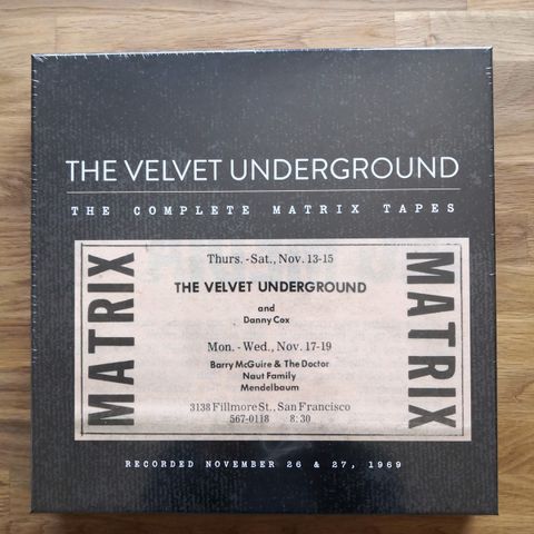 The Velvet Underground  – Live Vinyl box-set The Complete Matrix Tapes