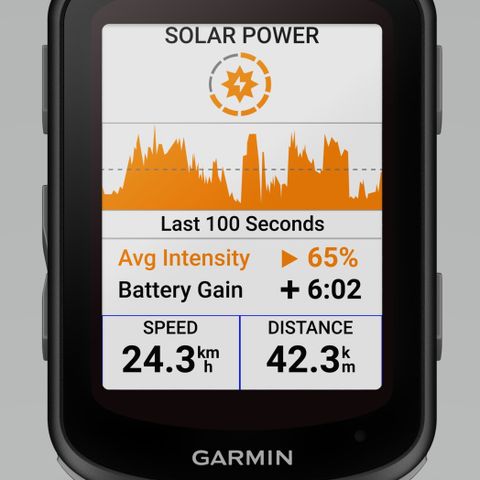 Garmin Edge 540 Solar Computer - Nye funksjoner og forbedringer!