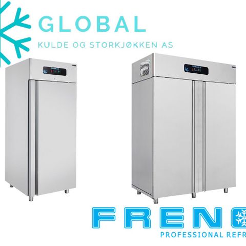 Kjøleskap - Fryseskap 1 og 2 dørs Frenox, BN7, BL7, BN14, BL14 fra GLOBAL KULDE