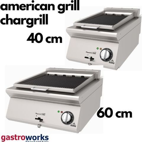 American grill - Chargrill 40cm og 60cm fra Gastroworks