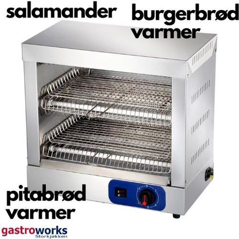 Salamander - Brødrister - Brødvarmer fra Gastroworks